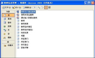 如何打开access中的数据库窗口