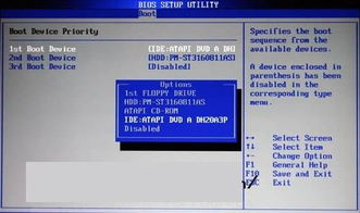 进入BIOS后,选择removeable device启动,就是用USB启动么