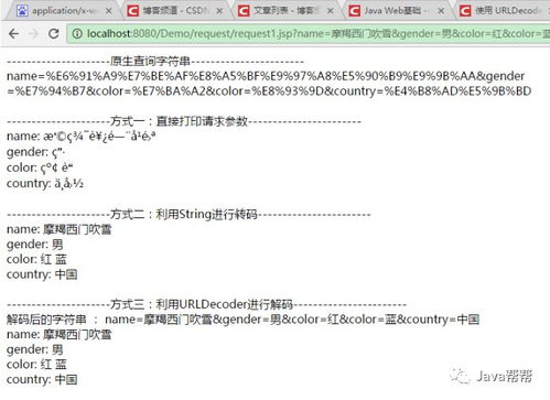 java https请求 中文乱码问题