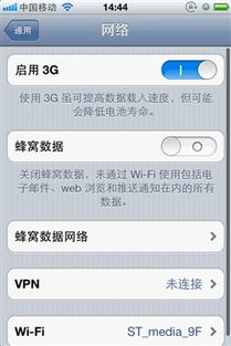 苹果手机的网络设置在哪