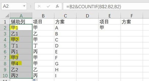 VLOOKUP函数如何返回多个匹配结果