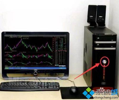 外星人台式电脑开机按键图解电脑怎么开机按哪个键