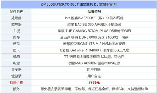2000元台式电脑游戏配置