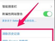 苹果iphone如何删除历史记录