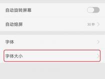 手机字体怎么放大