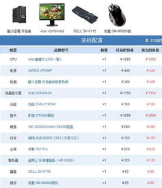 帮忙配置一台8000元左右的电脑~~