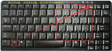 numlock在笔记本上是哪个键
