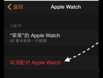 苹果手机不在身边怎么解除苹果手表绑定