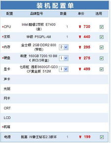现在家用电脑需要什么样的配置