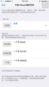 苹果怎么付费购买内存
