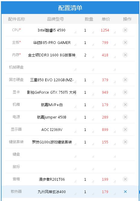 太平洋电脑网站上的DIY模拟装机平台怎么用