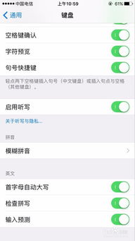 苹果键盘怎么关闭常用字