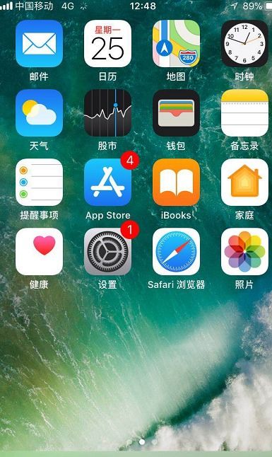 苹果手机屏幕上的home键在设置的哪里