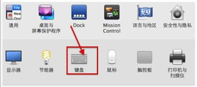 键盘切换mac模式和win