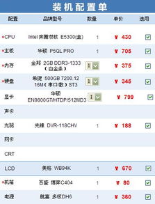 2013年DIY一台式电脑配置,价位在4000左右的。