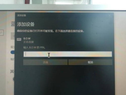 苹果键盘连接win10需要pin码