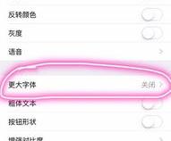 苹果怎么设置字体大小