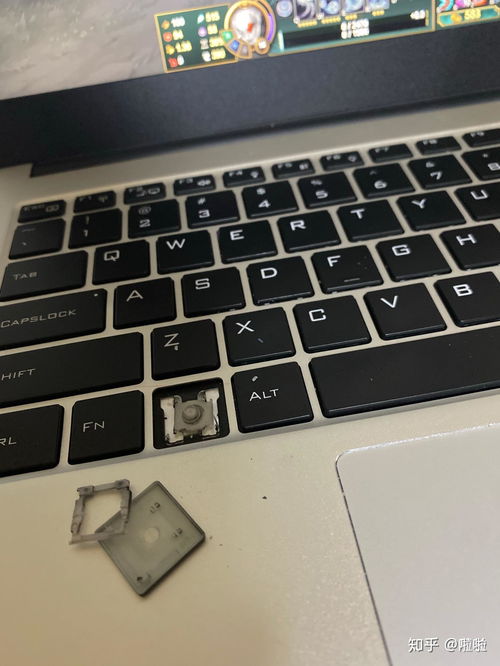 笔记本键盘掉了怎么装