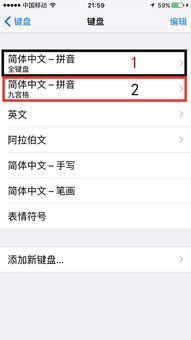 苹果手机怎么调键盘拼音输入法