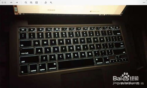 macbook air 键盘灯光怎样打开