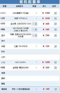 求高端游戏电脑配置(装机)