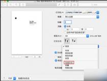 苹果电脑如何设置双面打印