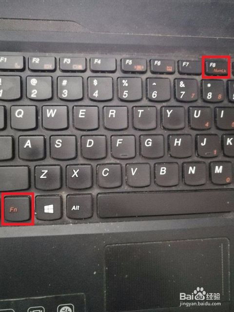 如何启用笔记本的数字小键盘