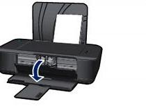 怎么换hp officejet 4500墨盒