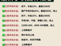 2025年国补政策手机