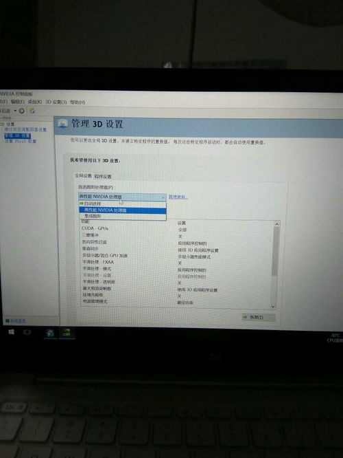 笔记本的physx选哪个
